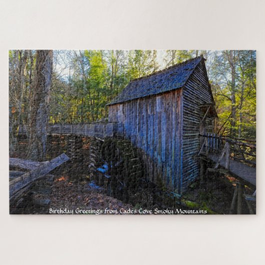 Cades Cove Smoky Mountains. Jigzaag Puzzle Legpuzzel (Horizontaal)