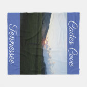 Cades Cove Tennessee Mountains Fleece Blanket (Voorkant (Horizontaal))