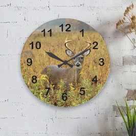 Cades Cove Whitetail Buck Wall klok