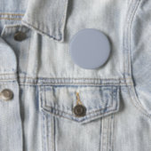 Cadet blauw (Crayola) (effen kleur) Ronde Button 5,7 Cm (In situ)