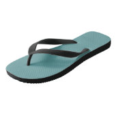 Cadet blauw (effen kleur) teenslippers (Schuin)