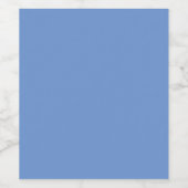 Cadet Blue, Cadet Grey, Cold Paars Wijn Etiket (Enkel label)