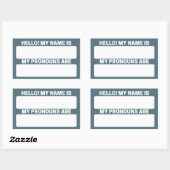 Cadet Blue Name & Pronoun Labels (Vel)
