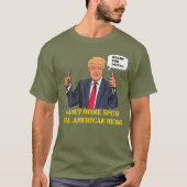 Cadet Bone Spur Real American Hero T-Shirt (Voorkant)