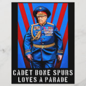 Cadet Bone Spurs Political Flyer (Voorkant)