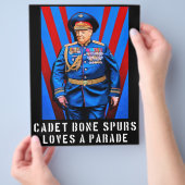 Cadet Bone Spurs Political Flyer (Hand)