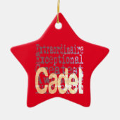 Cadet Extraordinaire Keramisch Ornament (Voorkant)