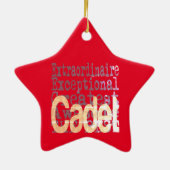 Cadet Extraordinaire Keramisch Ornament (Achterkant)