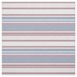 Cadet Grey and Desaturated Rose Stripes Stof