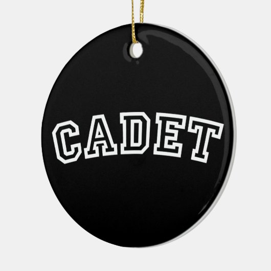 CADET KERAMISCH ORNAMENT (Links)