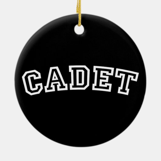 CADET KERAMISCH ORNAMENT (Achterkant)