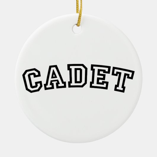 CADET KERAMISCH ORNAMENT (Voorkant)