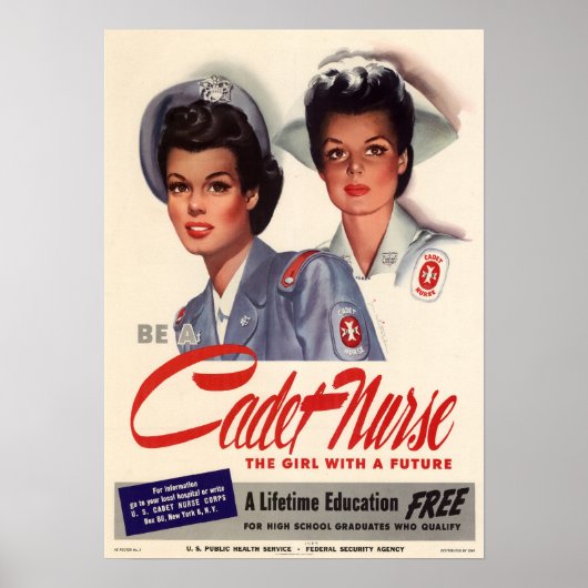 Cadet Nurse Poster (Voorkant)