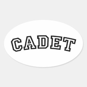 CADET OVALE STICKER