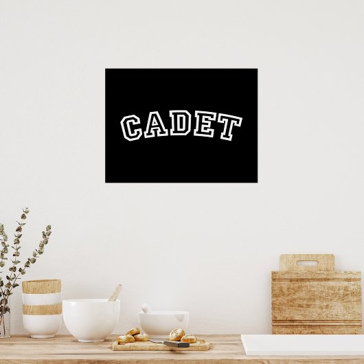 CADET POSTER (Keuken)
