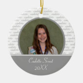 Cadette Scout Photo Ornament (Voorkant)