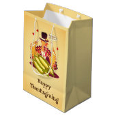 Cadeustas van Pilgrim Turkey Medium Cadeauzakje (Achterkant Gekanteld)