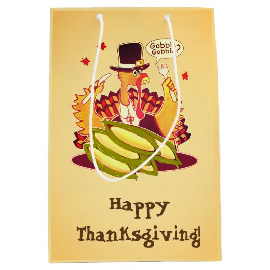 Cadeustas van Pilgrim Turkey Medium Cadeauzakje (Voorkant)