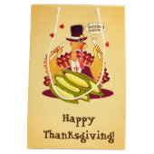 Cadeustas van Pilgrim Turkey Medium Cadeauzakje (Achterkant)