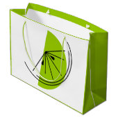 Cadeuszak voor Citrus Limoen, grote limoen Groot Cadeauzakje (Achterkant Gekanteld)