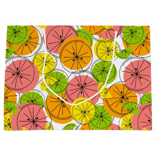 Cadeuszak voor citrusvruchten groot cadeauzakje (Voorkant)