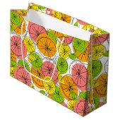 Cadeuszak voor citrusvruchten groot cadeauzakje (Voorkant Gekanteld)