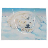 Cadezak voor poolbeer large cadeautasje (Achterkant)