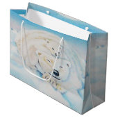 Cadezak voor poolbeer large cadeautasje (Voorkant Gekanteld)