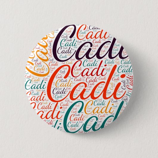 Cadi Ronde Button 5,7 Cm (Voorkant)