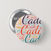 Cadi Ronde Button 5,7 Cm (Voorkant /achterkant)