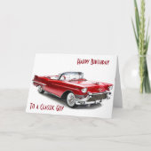 CADILAC STYLE Birthday wil een CLASSIC GUY Kaart (Voorkant)