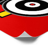 Cadillac 16 V van Al Capone - Roaring 20's Poster (Hoek)