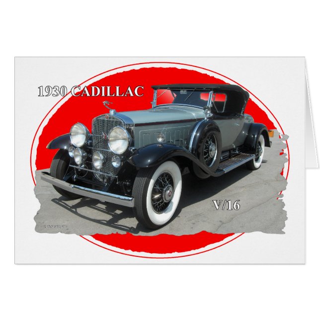 CADILLAC 1930 V/16 (Voorkant Horizontaal)