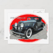 CADILLAC 1930 V/16 BRIEFKAART (Voorkant / Achterkant)