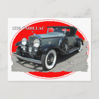 CADILLAC 1930 V/16 BRIEFKAART