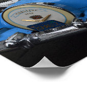 Cadillac 1952 Blue  Poster (Hoek)