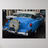 Cadillac 1952 Blue  Poster (Voorkant)