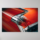  Cadillac American Made Car Tailfin Lights Poster (Voorkant)