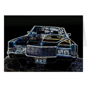 Cadillac Birthday-kaart