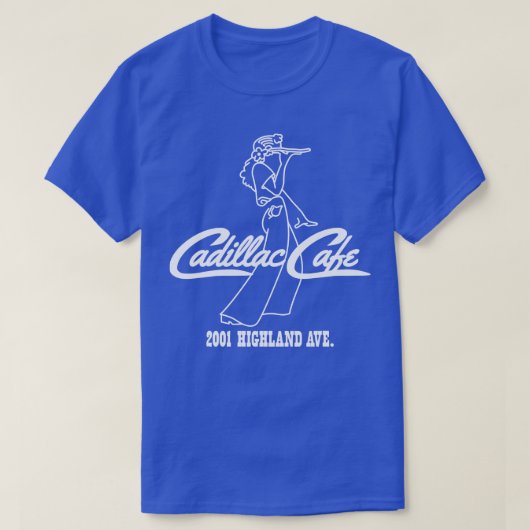 Cadillac Cafe serveerster TShirt (Design voorkant)