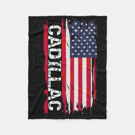 Cadillac City  Fleece Deken (Voorkant)