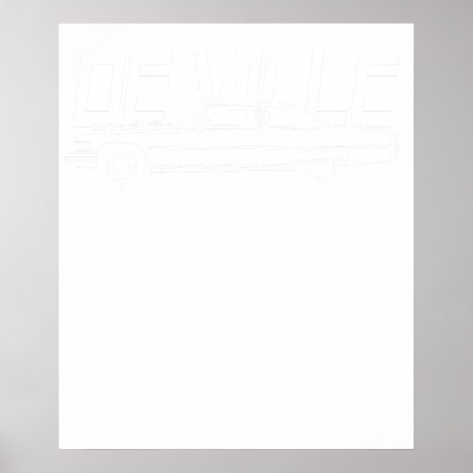 Cadillac Coupe De Ville Poster (Voorkant)