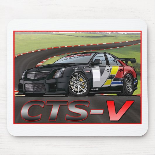Cadillac CTS_V Muismat (Voorkant)