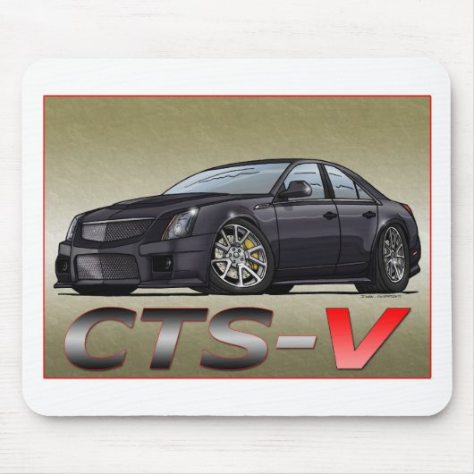 Cadillac CTS_V Muismat (Voorkant)