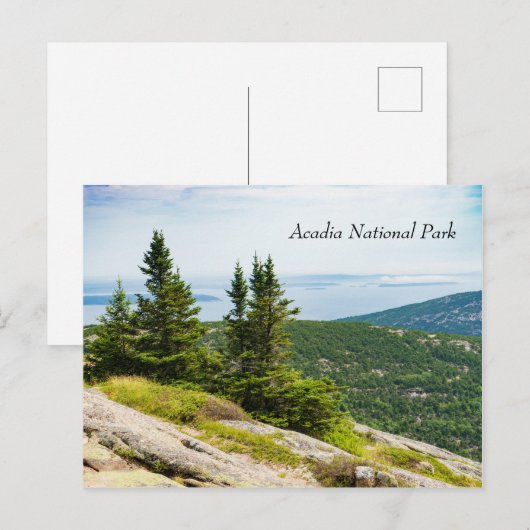 Cadillac-gebergte in het Nationaal Park Acadia in Briefkaart (Voorkant / Achterkant)
