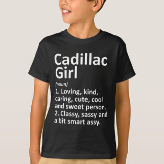 Cadillac Girl Mi Michigan Grappige Stad Thuis Root T-shirt