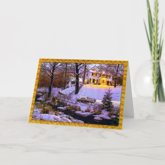 CADILLAC HOLIDAY FEESTDAGEN KAART (Voorkant)