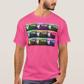 Cadillac in Warhol stijl T-shirt (Voorkant)