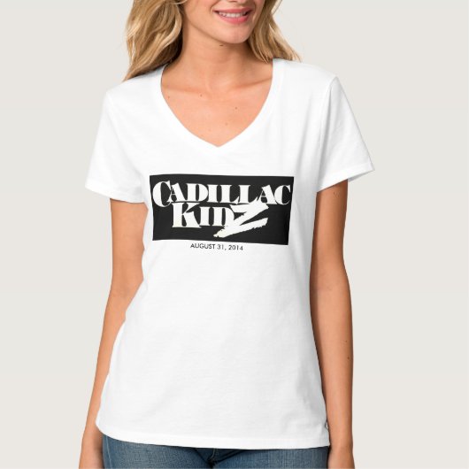CADILLAC KIDZ Augustus 31, 2014 / vrouwen T-shirt (Voorkant)