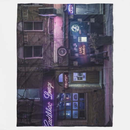 CADILLAC LOUNGE FLEECE DEKEN (Voorkant)